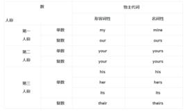 名詞性物主代詞 名詞性物主代詞