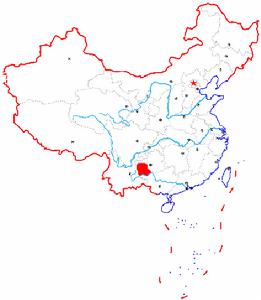 安龍石楠——分布圖