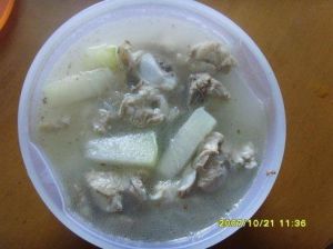 乾沙蟲排骨冬粉湯 乾沙蟲排骨冬粉湯