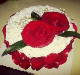 玫瑰花蛋糕 玫瑰花蛋糕