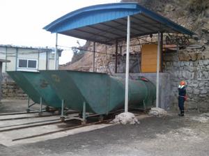 閘門漏口裝礦 閘門漏口裝礦