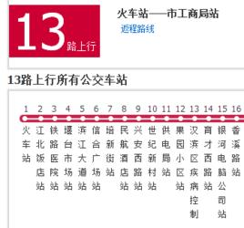 安康公交13路 安康公交13路