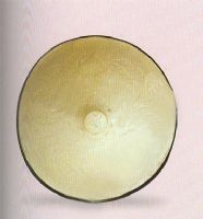 金代定窯白釉黑口印花雙鳳花卉紋碗