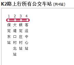 保定公交K2路 保定公交K2路