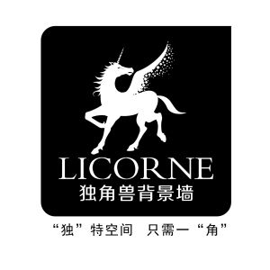 獨角獸背景牆logo