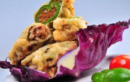 炸青椒盒 炸青椒盒