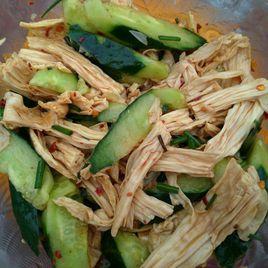 涼拌腐竹黃瓜 涼拌腐竹黃瓜