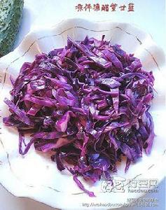 涼拌糖醋紫甘藍 涼拌糖醋紫甘藍