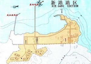 大連新港地圖