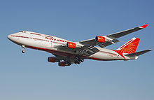 印度航空波音747-400型客機