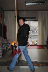 2010年12月於武當山劍英國術館