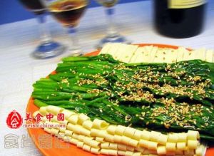 菠菜拌千張 菠菜拌千張