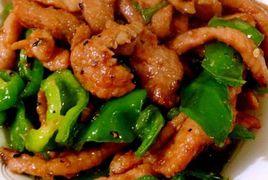 青椒牛柳 青椒牛柳