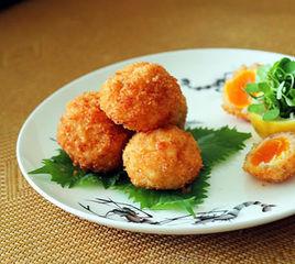 紫蘇蛋黃蝦球 紫蘇蛋黃蝦球