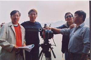 《會說話的風箏》導演在拍戲現場