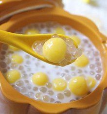 南瓜牛奶湯圓 南瓜牛奶湯圓