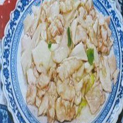 鮮淮山炒雞片 鮮淮山炒雞片