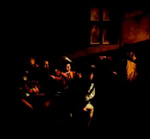 卡拉瓦喬專門為德佛朗西斯教堂作的祭壇畫