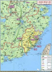 王審知兄弟入閩路線