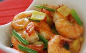 鮮香蔥姜蝦 鮮香蔥姜蝦