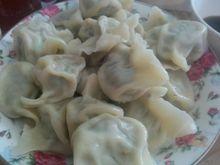 韭菜苔餃子