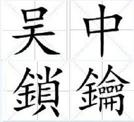 吳中鎖鑰 吳中鎖鑰