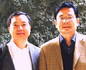 莫雄亮與著名詩人汪國真