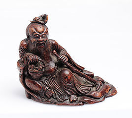 清宮造辦處制竹根雕採藥老人 清宮造辦處制竹根雕採藥老人