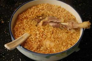 雞湯泡炒米 雞湯泡炒米