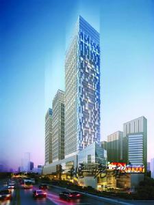 建設中的十堰第一高樓210米一棟180米兩棟