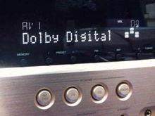 圖7：家庭影院功放顯示輸入信號編碼格式