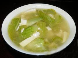 豆腐榨菜湯 豆腐榨菜湯