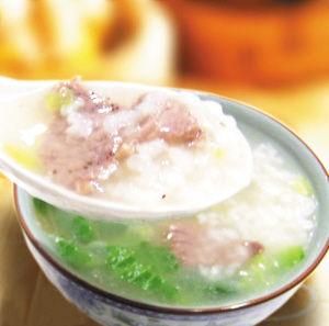 蘿蔔葉牛肉粥 蘿蔔葉牛肉粥