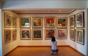 何揚吳茜現代繪畫館