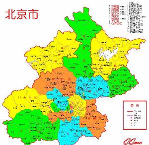 懷柔區位於北京市北部。
