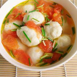 西紅柿魚丸湯 西紅柿魚丸湯