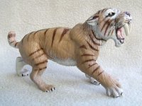 Saber-toothed cat)復原圖