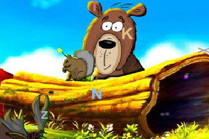 草地上找字母 草地上找字母