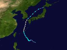 颱風派比安 路徑圖