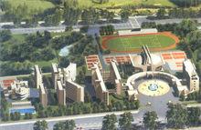 浙江省嵊州中學鳥瞰圖