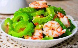 蝦仁炒苦瓜 蝦仁炒苦瓜