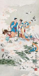 織女[中國神話中的織紝女神]