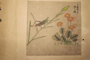 禹之鼎花鳥軸 禹之鼎花鳥軸