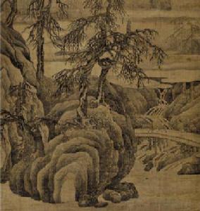 柳橋賞春圖 柳橋賞春圖