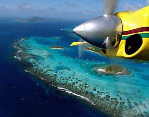 鳥瞰聖巴特島效果