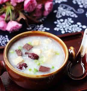 生菜腐竹豬血粥 生菜腐竹豬血粥