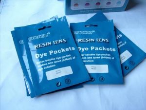 環保型水溶內袋的樹脂鏡片染色包