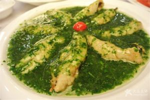 薺菜黃魚卷 薺菜黃魚卷