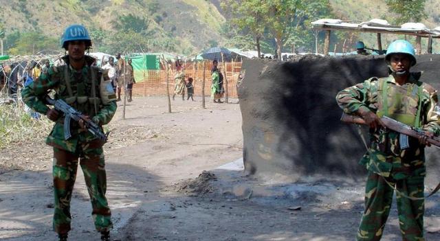 某國聯合國維和士兵依舊在使用 某國聯合國維和士兵依舊在使用