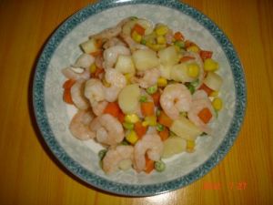 蝦仁瑤柱菜果飯 蝦仁瑤柱菜果飯